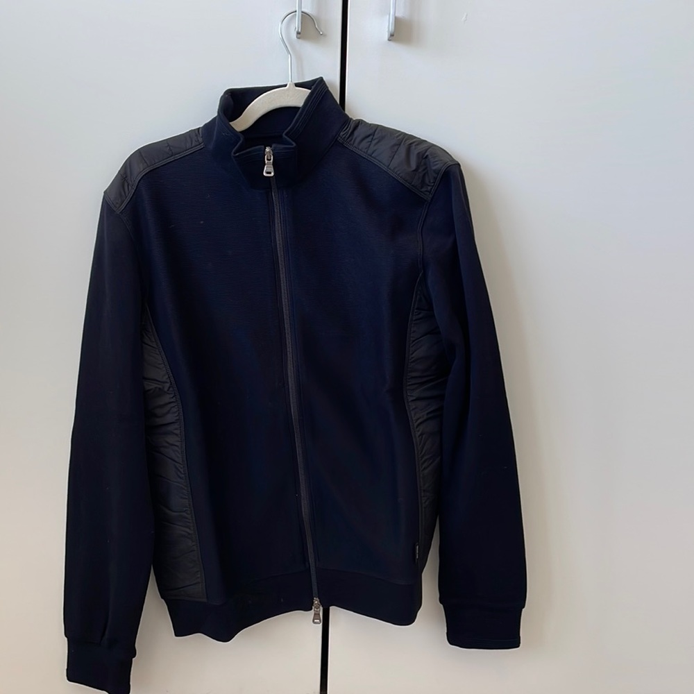 Boss by Hugo Boss dark navy zip-up sweater - autumn/fall zero nine collection